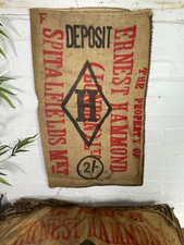 Vintage Original Spitalfields Market Ernest Hammond Grocers Potato Sacks