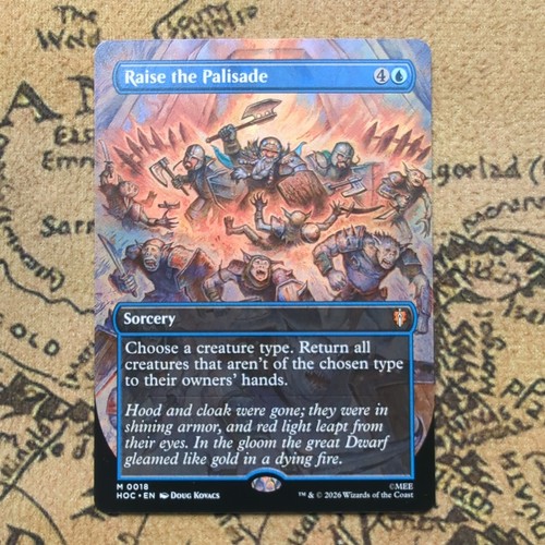 Raise the palisade - the, foil