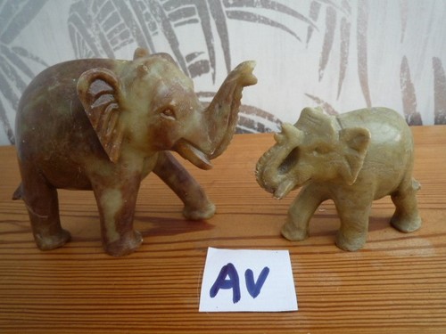 Vintage elephant figurines - vintage,