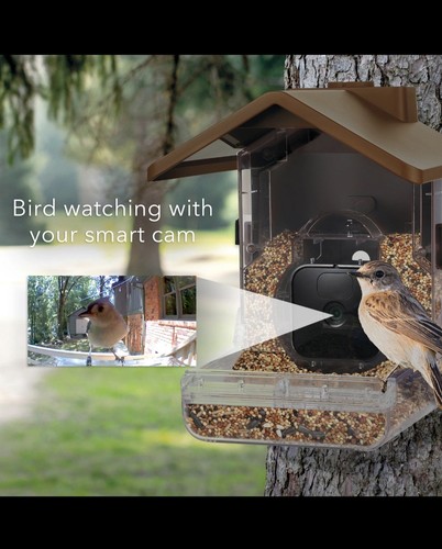 Bird feeder smart camera case - bird,