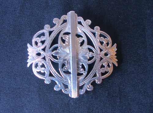 Solid silver nurse buckle - solid,