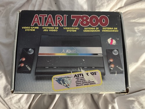 Atari 7800 console boxed with - 7800,