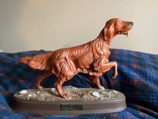 BESWICK RED SETTER ON CERAMIC