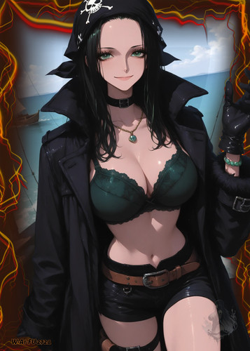 Waifu 272a nico - robin, one
