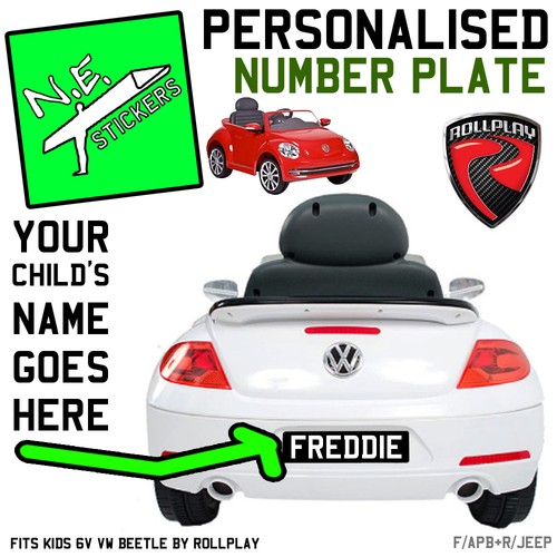 Personalised back - back, (+front?)