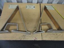 2 VINTAGE AQUASCUTUM 1920'S SHOP ADVERTISING SIGNS, BRASS ? UPCYCLING 'LAMPS ?