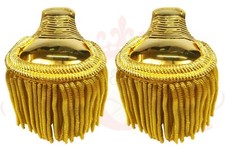 Gold Brass Bullion Shoulder