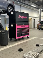 Rare Pink Snap-On Tool Box with Hutch