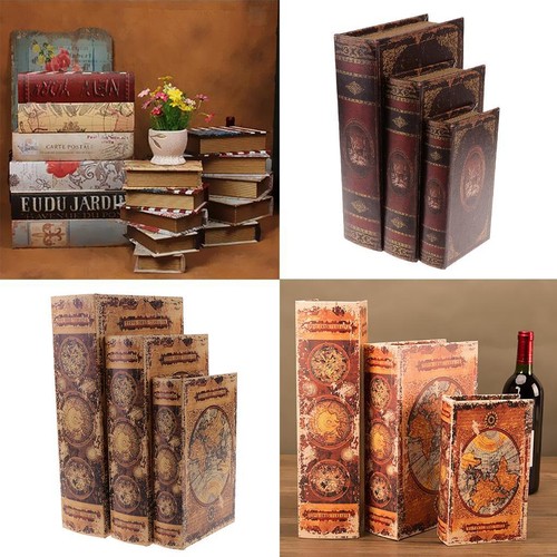 Retro fake hollow book safe - hollow,