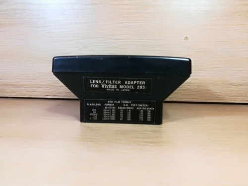 Vivitar lens flash - flash, filter