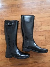 Hunter Original Refined Gloss Rubber Womens Calf Length Wellington Boots S000040