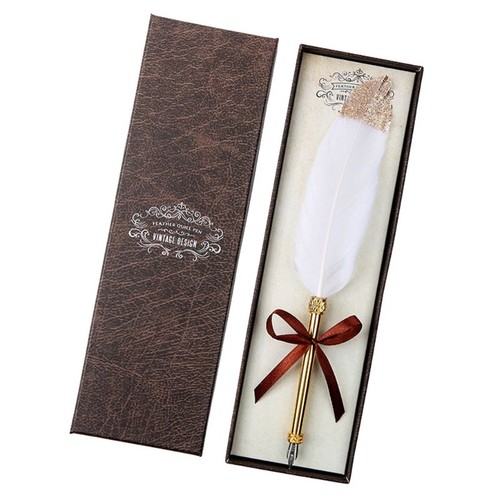 Vintage quill dip white - vintage,
