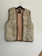 Vintage 1980’s French Rabbit Fur Gilet Size M 12/14
