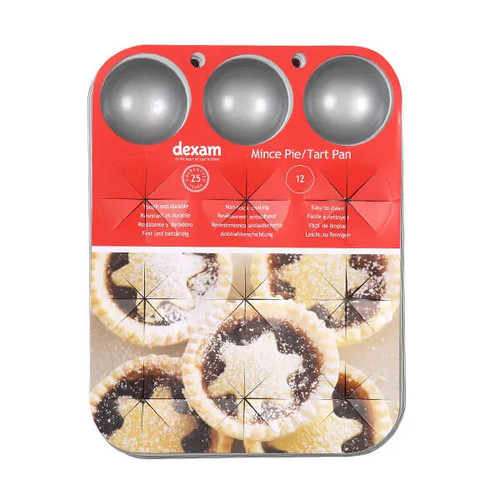 Dexam non stick cup tart - stick, 12