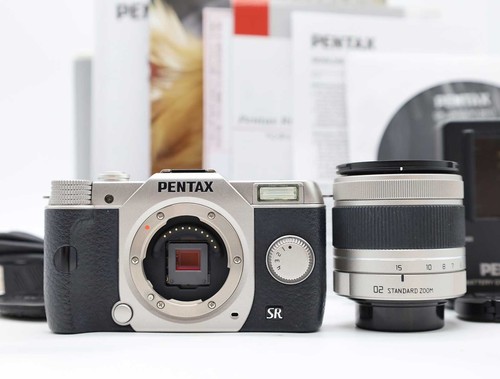 Pentax q10 silver 4mp - silver, 12.4mp