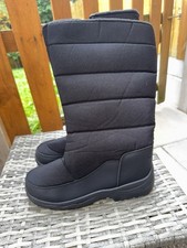 Mountain Warehouse Womens Long Fleece Lined Snow Boots Warm Ladies Winter Boot