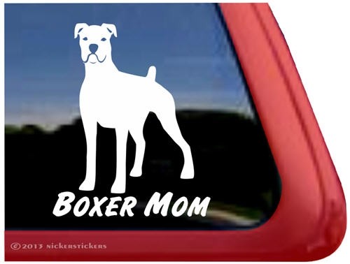 Boxer mom high quality white - mom|,