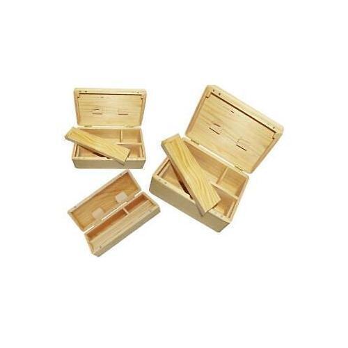 Wooden rolling box - wooden,