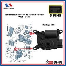 Actuator Flap Air Distribution V426 for VW Golf VII from 2012