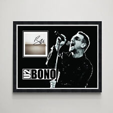 Bono - U2 Signed Framed Photo Display