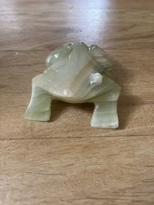 Green Onyx Frog From Hong Kong