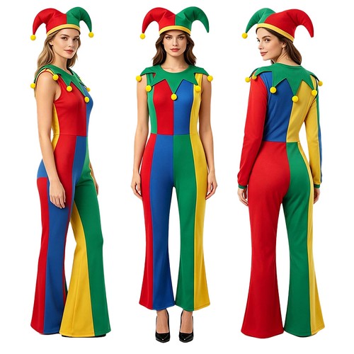 Women jester costume - women,