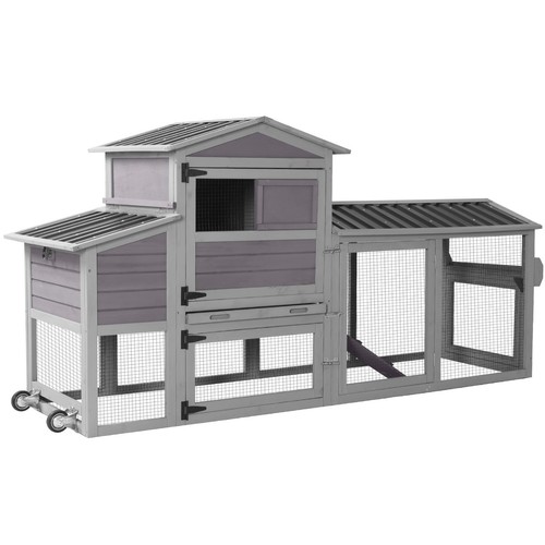 Mobile chicken coop with - mobile,