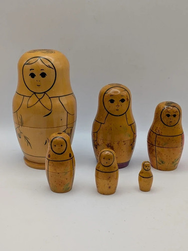 Vintage russian nesting - russian,