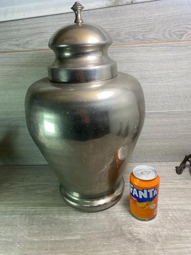 Large urn silver - urn, metal