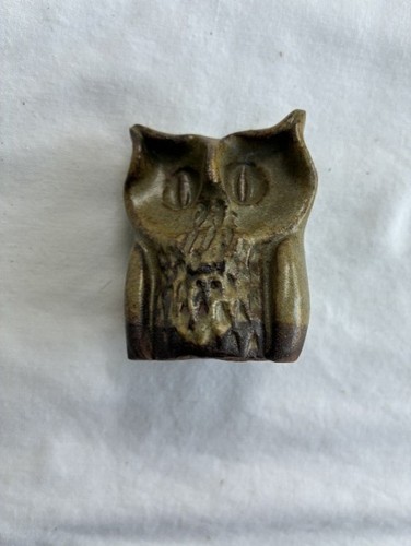 Ceramic owl figurine pottery - ceramic,