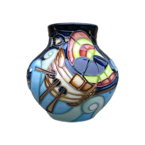 Moorcroft three ships pattern - three,