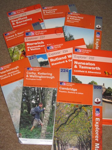 Ordnance survey explorer - survey,