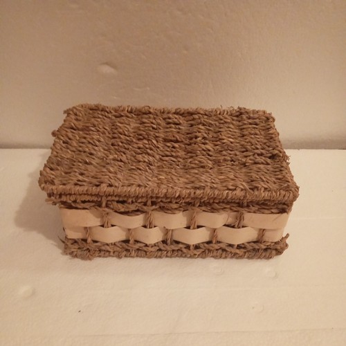 Small woven seagrass - seagrass, box