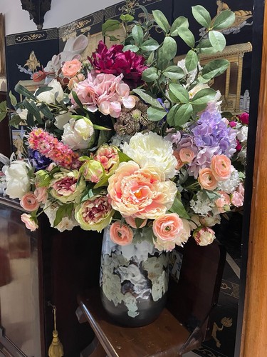Vintage large vase with - vase, finest