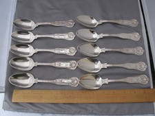 SET OF 10 Sterling TIFFANY