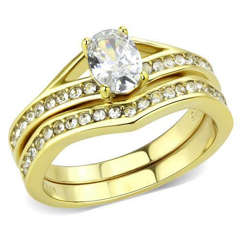 Ladies gold ring set