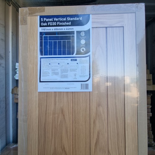 Jewson panel oak fire door - 5,