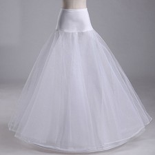 Womens White 1 Hoop A Line Two