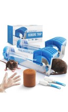 sarkman Humane Mouse Traps 2x For Indoors & Outdoor - For Home Use Rat Trap Repe