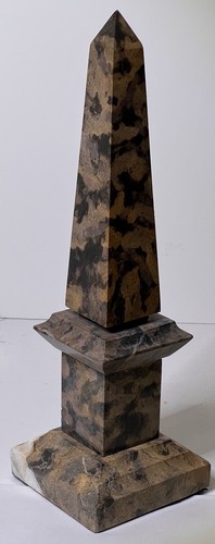Vintage obelisk solid marble - solid,