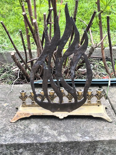 Vintage candle brass - vintage,