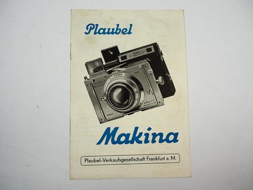 Plaubel makina camera brochure - plaubel,
