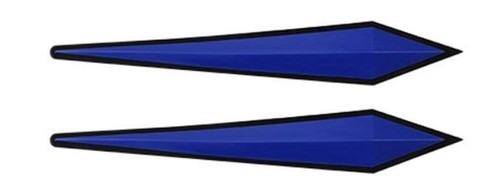 Blue flexible rubber door - 2x,