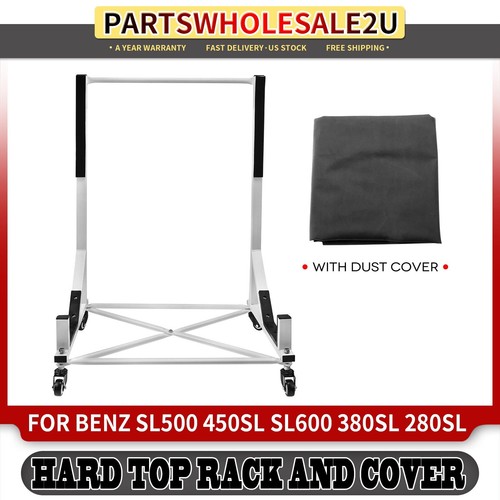 White hard top storage cart - white,