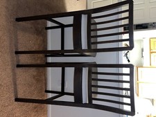 IKEA barstool set, espresso w/