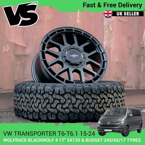For 1 wolfrace black - vw, t6/t6.1