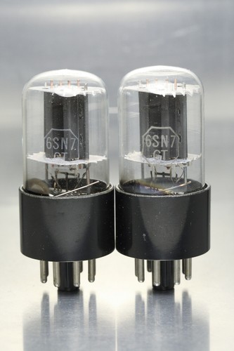 Raytheon 6sn7gt valves - 2x,