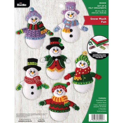 Bucilla felt ornaments - bucilla,