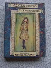 ALICE'S ADVENTURES IN WONDERLAND BY LEWIS CARROLL  Hardback  1989