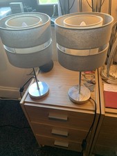 Bedside Table Lamp Set Of 2